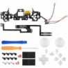 eXtremeRate D-pad éclairé multicolore avec option de partage de joystick, boutons d'accueil pour manette PS5 BDM-010 et BDM-020,