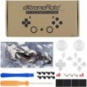 eXtremeRate D-pad éclairé multicolore avec option de partage de joystick, boutons d'accueil pour manette PS5 BDM-010 et BDM-020,