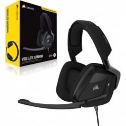 Casque de jeu Corsair VOID Elite Surround Premium avec son surround 7.1 - Certifié Discord - Fonctionne avec PC, Xbox Series X, 