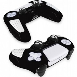 SIKEMAY Coque de protection en silicone épais et antidérapant pour manette PS5, parfaitement compatible avec la poignée de la ma