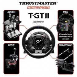 Pack ThrustMaster T-GT II - Empattement et volant - Licence officielle pour PlayStation 5 et Gran Turismo - PS5 / PS4 / PC