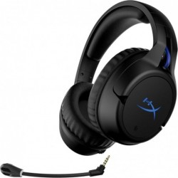 HyperX Cloud Flight – Casque de jeu sans fil pour PS5 et PS4, Jusqu'à 30 heures de batterie, Coussinets d'oreille en mousse à mé