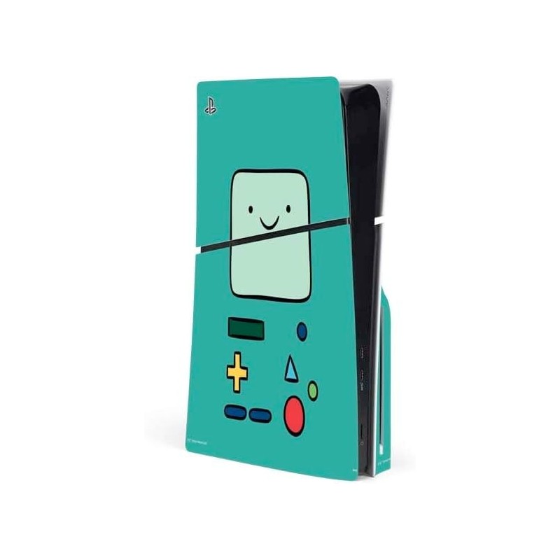 Skinit Decal Gaming Skin Compatible avec la console PS5 Slim Disk - Design BMO Adventure Time sous licence officielle Adult Swim