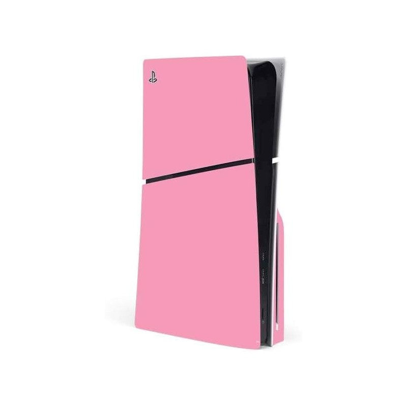 Skinit Decal Gaming Skin Compatible avec la console PS5 Slim Disk - Smart Cover Design rose