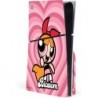 Skinit Decal Gaming Skin Compatible avec la console PS5 Slim Disk - Design de cœurs roses en fleurs Powerpuff Girls de Cartoon N