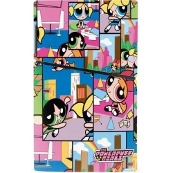 Skinit Decal Gaming Skin Compatible avec la console PS5 Slim Digital Edition - Design de patchs Powerpuff Girls de Cartoon Netwo