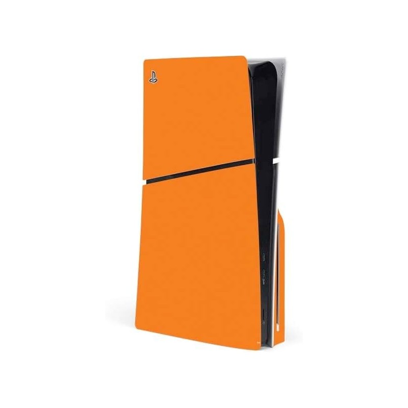 Skinit Decal Gaming Skin Compatible avec la console PS5 Slim Disk - Design orange