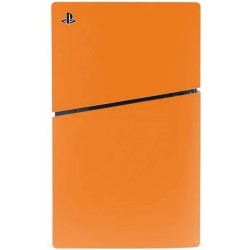 Skinit Decal Gaming Skin Compatible avec la console PS5 Slim Disk - Design orange