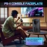 Façade pour PS5 Disc Edition avec évent de refroidissement, plaques de protection pour console PS 5, coque de remplacement pour 