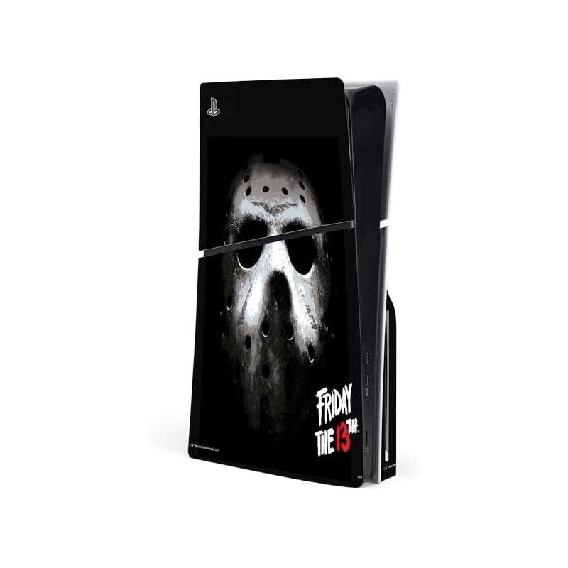 Skinit Decal Gaming Skin Compatible avec la console PS5 Slim Disk - Design Jason Voorhees du vendredi 13 de Warner Bros sous lic