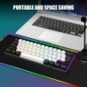 Ensemble clavier et souris de jeu RedThunder 60 %, mini clavier rétroéclairé RVB ultra-compact à 61 touches, souris optique en n