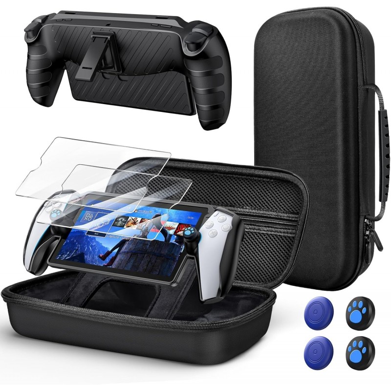 Étui de transport rigide avec housse de protection pour PlayStation Portal, sac de rangement pour accessoires KOVA avec housse s