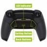 Kit de reprogrammation des boutons en métal noir eXtremeRate (RMB) Ver. RISE pour manette PS5 BDM-030 040 050 avec coque arrière