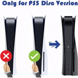 Remplacement PEYANZ pour console PS5, coque ABS, plaque frontale, anti-rayures, anti-poussière, 2 couvercles de contrôleur (édit