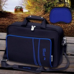 Étui de transport pour console de jeu, compatible avec PS5 ou PS5 Slim, sac de transport de voyage pour contrôleur de jeu et acc