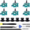 Ikpek Lot de 6 joysticks de rechange pour manette PS5, module de capteur analogique 3D, pièce de rechange pour joysticks avec ki