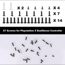 Ikpek Lot de 6 joysticks de rechange pour manette PS5, module de capteur analogique 3D, pièce de rechange pour joysticks avec ki