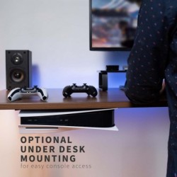 Support de montage mural et sous bureau 2 en 1 VIVO conçu pour la console de jeu PS5, PlayStation 5 Standard et Digital Edition,