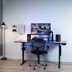 Support de montage mural et sous bureau 2 en 1 VIVO conçu pour la console de jeu PS5, PlayStation 5 Standard et Digital Edition,