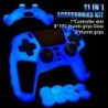 Coque de protection en silicone antidérapant et épais pour manette PS5 qui brille dans le noir, compatible avec la manette PS5, 