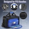 COMECOI Housse de transport pour PS5, Housse de voyage pour PS 5, Sac de rangement de protection de grande capacité compatible a