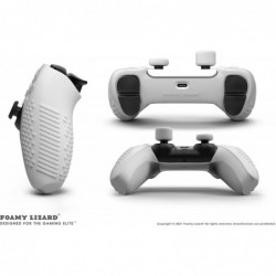 Skin Foamy Lizard SensePro pour manette PS5 | Compatible avec station d'accueil, coque en gel de silicone souple et antidérapant