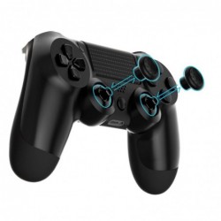 eXtremeRate ThumbsGear Manette de jeu ergonomique interchangeable pour manette PS5, pour manette PS4 tous modèles - 3 poignées b