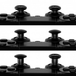 eXtremeRate ThumbsGear Manette de jeu ergonomique interchangeable pour manette PS5, pour manette PS4 tous modèles - 3 poignées b