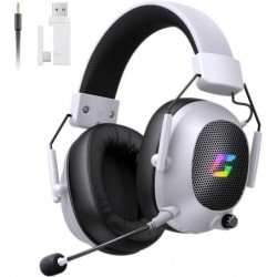 Casque de jeu sans fil 2,4...