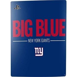 Skinit Decal Gaming Skin Compatible avec PS5 Bundle - Conception de la devise de l'équipe NFL New York Giants sous licence offic