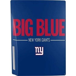 Skinit Decal Gaming Skin Compatible avec PS5 Bundle - Conception de la devise de l'équipe NFL New York Giants sous licence offic