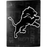 Skinit Decal Gaming Skin Compatible avec PS5 Bundle - Design noir et blanc sous licence officielle NFL Detroit Lions