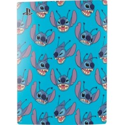 Skinit Decal Gaming Skin Compatible avec le pack PS5 - Motif d'expression du visage Disney Lilo et Stitch sous licence officiell