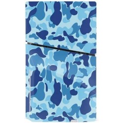 Skinit Decal Gaming Skin Compatible avec PS5 Slim Disk Bundle - Motif camouflage urbain bleu clair