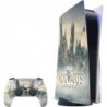 Skinit Decal Gaming Skin compatible avec la console et le contrôleur PS5 - Design officiel de l'école Warner Bros Hogwarts Legac