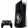 Skinit Decal Gaming Skin Compatible avec PS5 Bundle - Design noir et blanc sous licence officielle NFL San Francisco 49ers