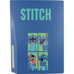 Skinit Decal Gaming Skin Compatible avec PS5 Bundle - Design d'humeurs de personnalités Disney Lilo et Stitch sous licence offic