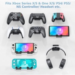 Support mural pour manette OIVO pour manette PS3/PS4/PS5/Xbox 360/Xbox One/S/X/Elite/Series S/Series X, manette Pro, support mur