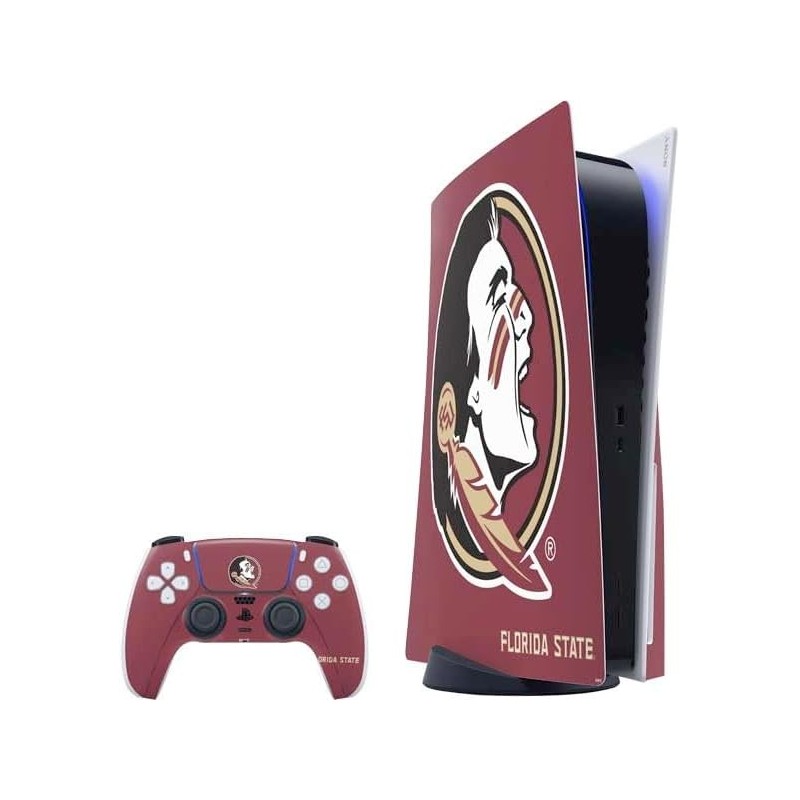 Skinit Decal Gaming Skin Compatible avec le pack PS5 - Design sous licence officielle Florida State FSU Seminoles