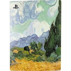 Skinit Decal Gaming Skin Compatible avec PS5 Bundle - Licence officielle Van Gogh - Champ de blé avec cyprès par Van Gogh Design