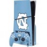 Skinit Decal Gaming Skin Compatible avec PS5 Slim Disk Bundle - Design Tar Heels de l'Université de Caroline du Nord sous licenc