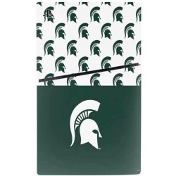 Skinit Decal Gaming Skin Compatible avec PS5 Slim Disk Bundle - Licence officielle Michigan State University Spartans MSU Split 