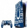 Skinit Decal Gaming Skin compatible avec la console et le contrôleur PS5 - Design Blue Blast des Indianapolis Colts de la NFL so