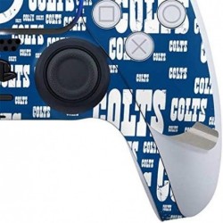 Skinit Decal Gaming Skin compatible avec la console et le contrôleur PS5 - Design Blue Blast des Indianapolis Colts de la NFL so