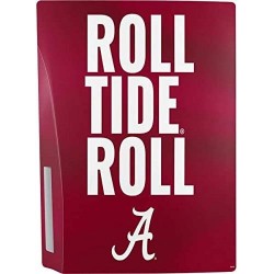 Skinit Decal Gaming Skin Compatible avec le pack PS5 - Design Roll Tide Roll sous licence officielle de l'Université d'Alabama