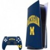 Skinit Decal Gaming Skin compatible avec la console et le contrôleur PS5 - Michigan M Design sous licence officielle