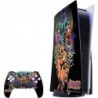 Skinit Decal Gaming Skin Compatible avec le pack PS5 - Design Scooby Doo vs Monsters sous licence officielle