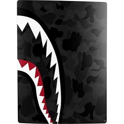 Skinit Decal Gaming Skin Compatible avec la console PS5 Digital Edition + contrôleur - Licence officielle Design original Shark 