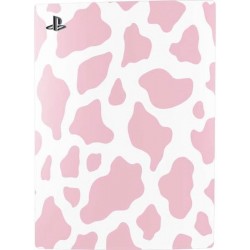 Skinit Decal Gaming Skin Compatible avec le pack PS5 - Motif imprimé vache rose