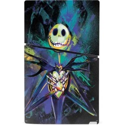 Skinit Decal Gaming Skin Compatible avec PS5 Slim Digital Edition Bundle - Design artistique Jack Skellington de L'Étrange Noël 